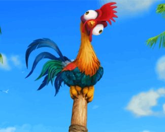 Hei Hei Moana Paint By Numbers