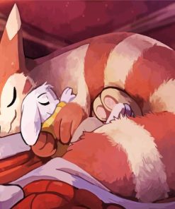 Ferret and Rabbit Animal Paint By Numbers