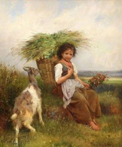 Peasant Girl Masterpiece Paint By Numbers