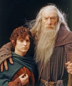 Gandalf and Frodo Adventure Paint By Numbers