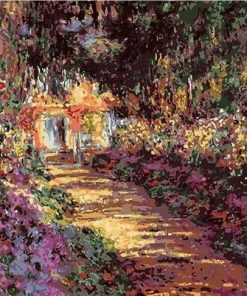 Claude Monet Garden Landscape Paint By Numbers