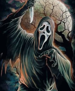 Ghostface Horror Icon Paint By Numbers