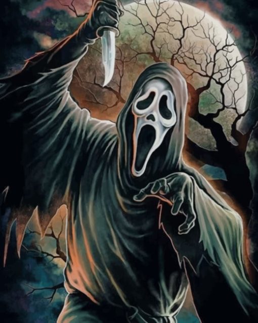 Ghostface-paint-by-numbers