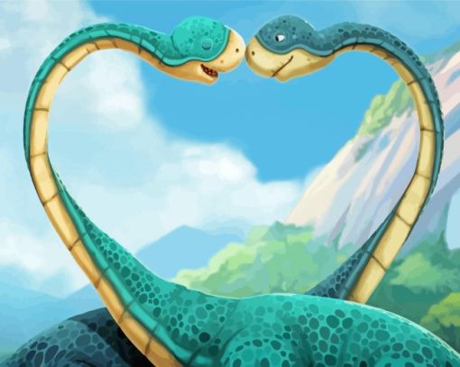 Gigantosaurus-Dinosaurs-Lovers-paint-by-number