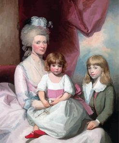 Gilbert Stuart Family Scene Paint By Numbers