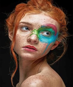 Ginger Girl Hair Paint By Numbers