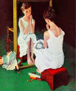 Norman Rockwell's Girl Paint By Numbers