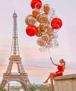 Paris Eiffel Tower Paint By Numbers