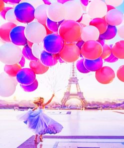 Paris Balloons Adventure Paint By Numbers