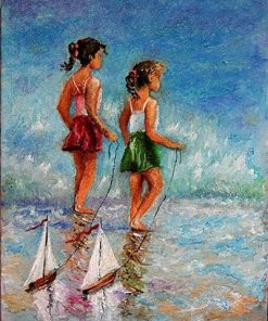 Sea People Play Picture Paint By Numbers