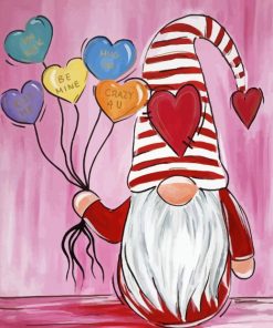 Gnomes Valentine's Day Paint By Numbers