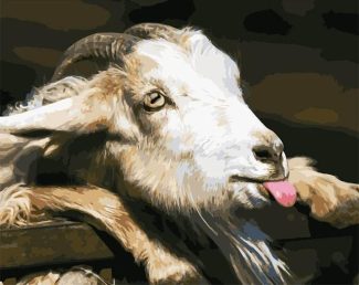 Goat Wildlife Paint By Numbers