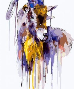 Charming Goat Scene Paint By Numbers