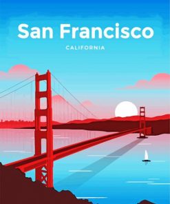 Golden Gate Bridge San Francisco Paint By Numbers