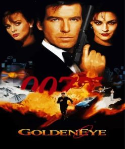 Goldeneye Action Movie Paint By Numbers