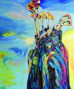 Golf Equipment Paint By Numbers