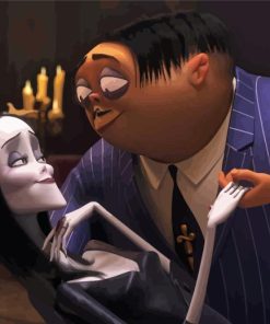 Gomez and Morticia Dance Series Paint By Numbers