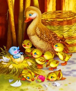 Geese Family Paint By Numbers