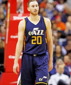 Gordon Hayward Basketball Paint By Numbers