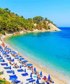 Greece Samos Island Aegean Paint By Numbers