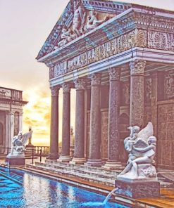 Greek Cityscape Paint By Numbers