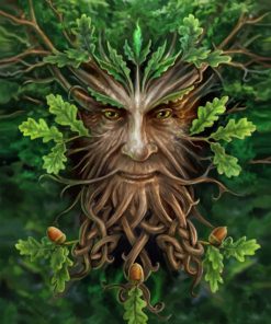 Green Man Nature Paint By Numbers