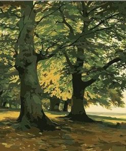 Forest Landscape Paint By Numbers