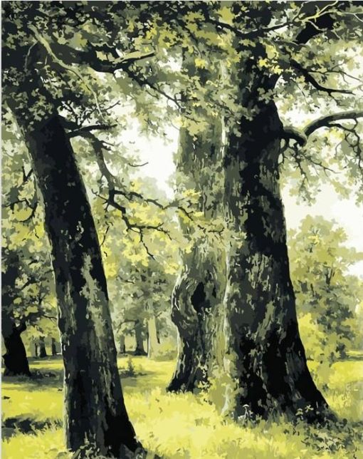 Green-Tree-paint-by-numbers