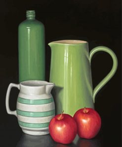Green Still Life Paint By Numbers