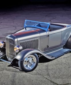 Grey 1932 Ford Classic Paint By Numbers