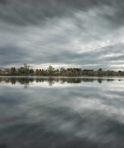 Grey Landscape Lake Paint By Numbers