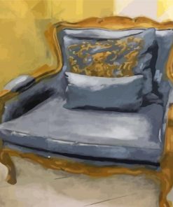Grey Chair Masterpiece Paint By Numbers