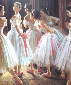Girls Group Dancing Inspired Paint By Numbers
