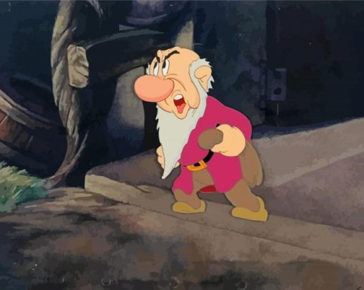 Grumpy-dwarf-character-paint-by-numbers