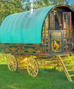 Gypsy Wagon Adventure Paint By Numbers
