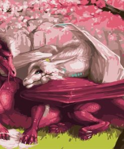 Mythical Dragons Paint By Numbers