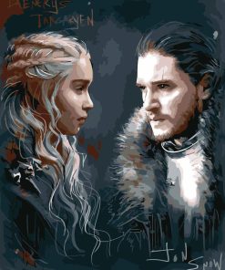 Jon and Daenerys GOT Paint By Numbers