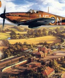 Paris Plane City Scene Paint By Numbers