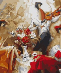 Abstract Music Party Paint By Numbers