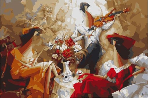 HQ-abstraite-peinture-pour-travaux-manuels-histoire-de-musique-salon-d-cor-peinture-l-huile-Art-1
