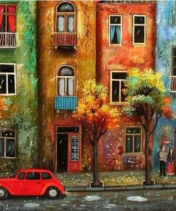 Dreamy Colorful Cities Paint By Numbers