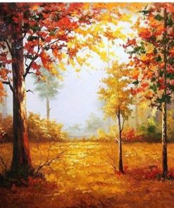 Forest Sunrise Paint By Numbers
