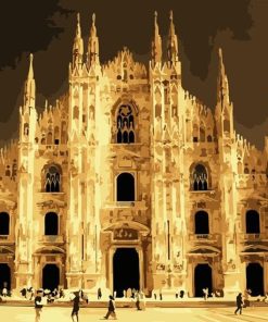 Milan Cathedral Italy Paint By Numbers