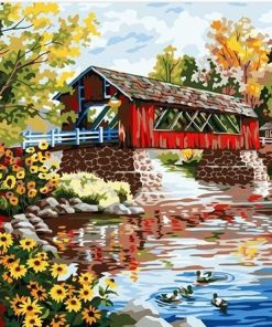 River Landscape Nature Paint By Numbers