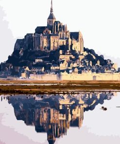 Mont Saint Michel Castle Paint By Numbers
