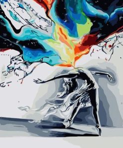 Modern Ballerina Dance Paint By Numbers