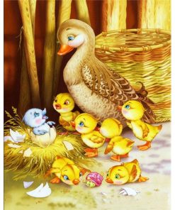 Duck Family Wildlife Paint By Numbers