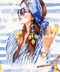 Lemon Girl People Paint By Numbers
