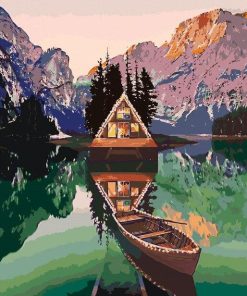Pragser Wildsee Serenity Paint By Numbers