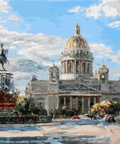 St Isaac's Square Russia Paint By Numbers